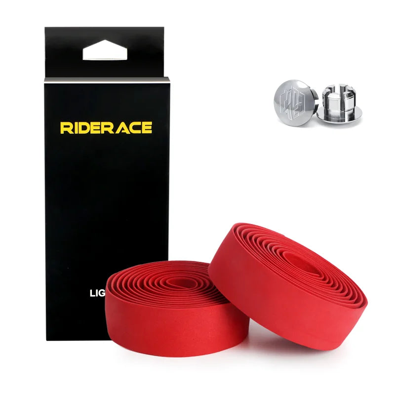 RIDERACE Bicycle Handlebar Tape Anti-slip EVA Breathable Cycling Damping Anti-Vibration Straps