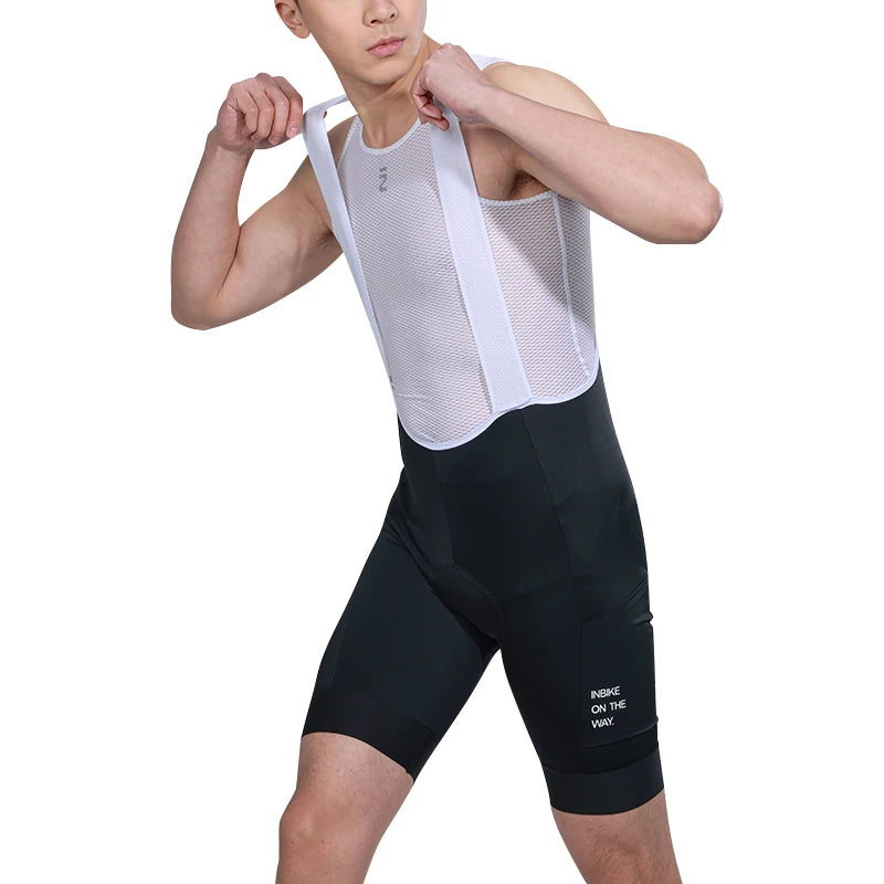 INBIKE 3D-Padded Men's Cycling Bib Shorts