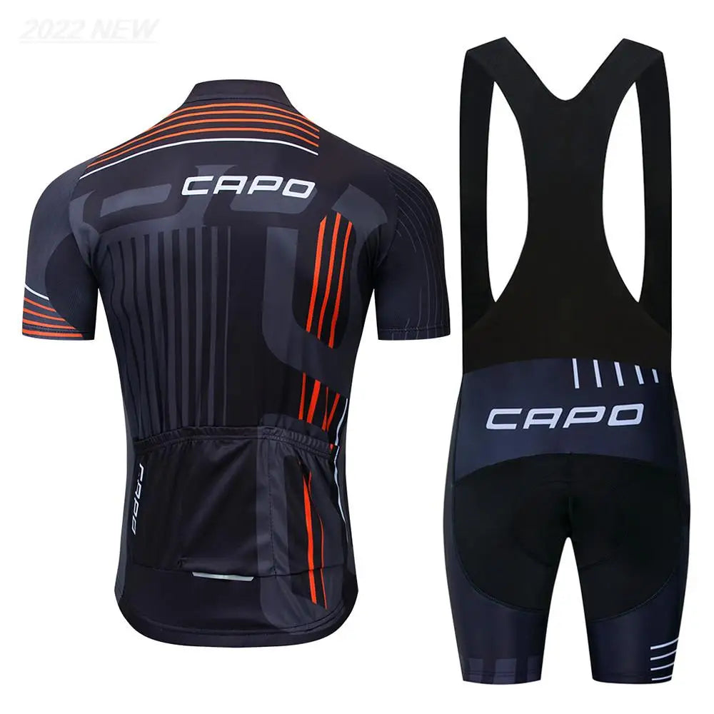 CAPO Team-Inspired Men's Summer Cycling Kit
