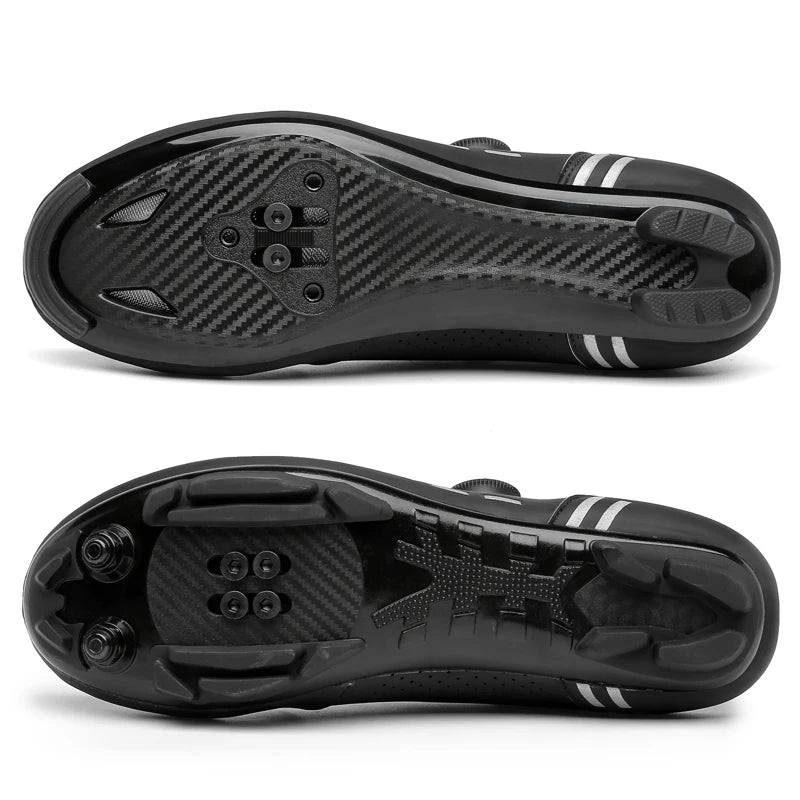 Carbon-Style MTB & Road SPD Cycling Shoes