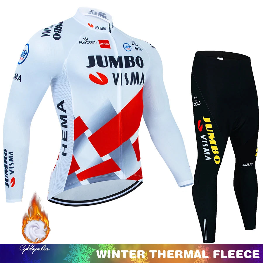 Jumbo Visma Fleece Thermal Set