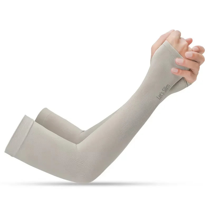 UV-Protective Cycling Arm Sleeves with Hand Covers