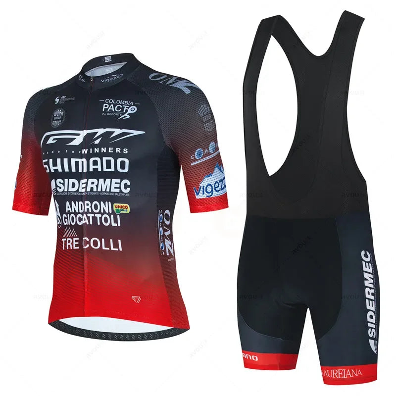 Men's 19D Padded Cycling Jersey & Bib Set