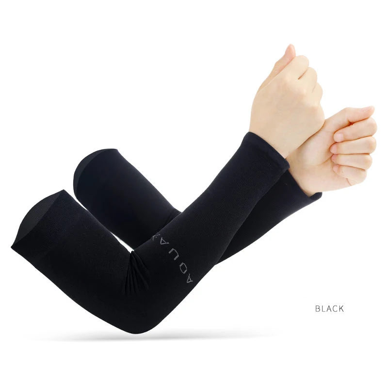 UV-Protective Cycling Arm Sleeves with Hand Covers