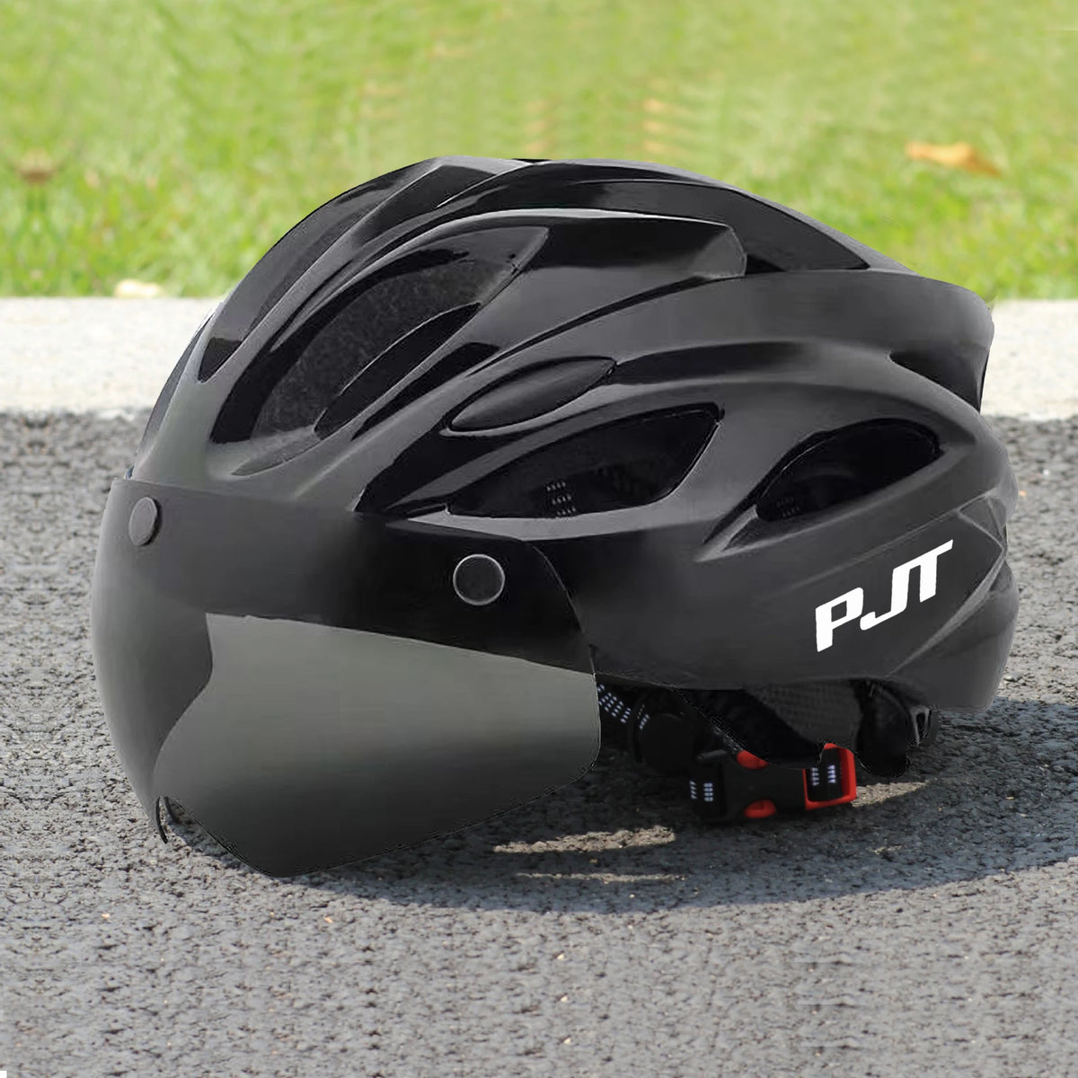 PJT Cycling Helmet with Magnetic Goggles