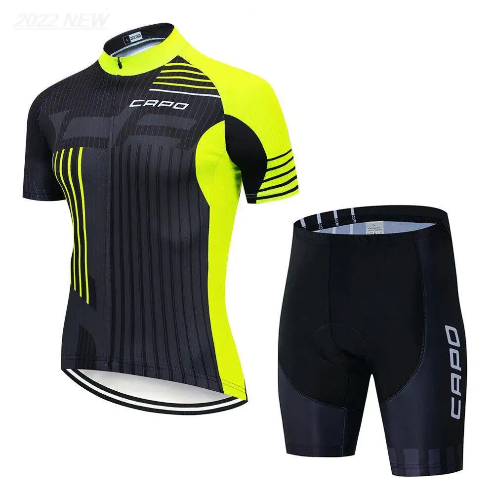 CAPO Team-Inspired Men's Summer Cycling Kit