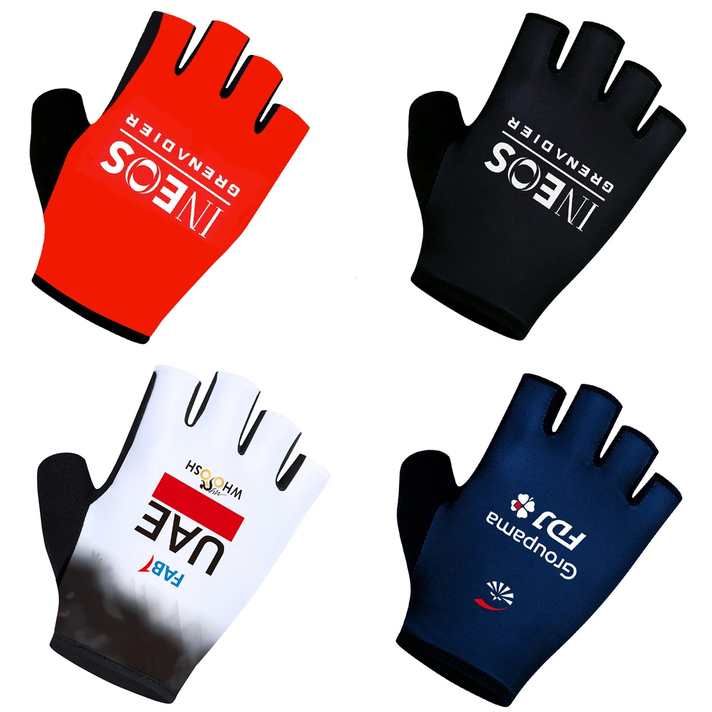 Anti Slip Shock Breathable Half Finger Gloves