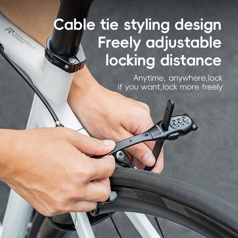 ROCKBROS Portable Bicycle Lock Cable