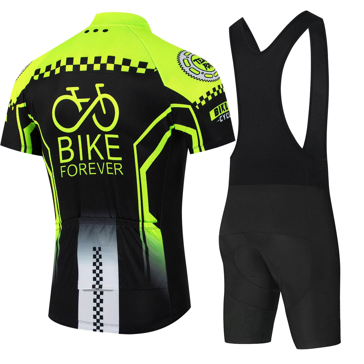 Pro Team-Inspired Cycling Jersey & Shorts Set