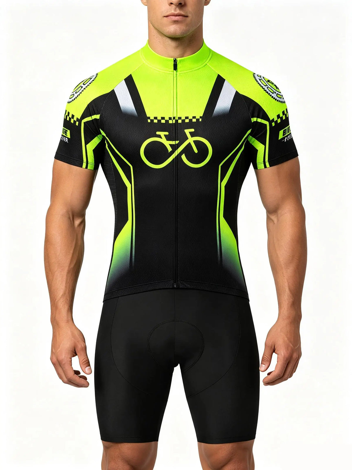 Pro Team-Inspired Cycling Jersey & Shorts Set