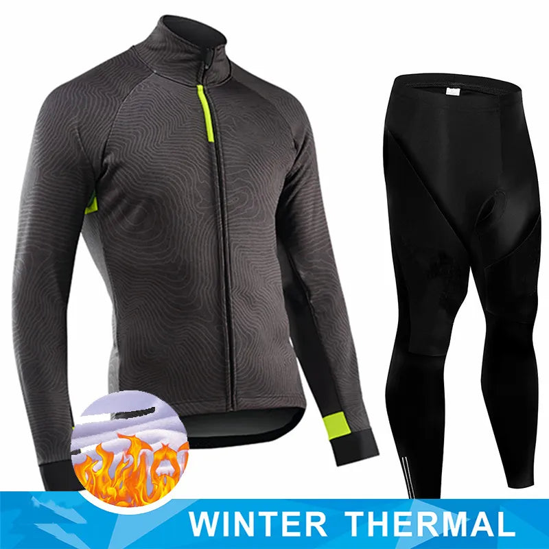Thermal Fleece Cycling Long Sleeve Set