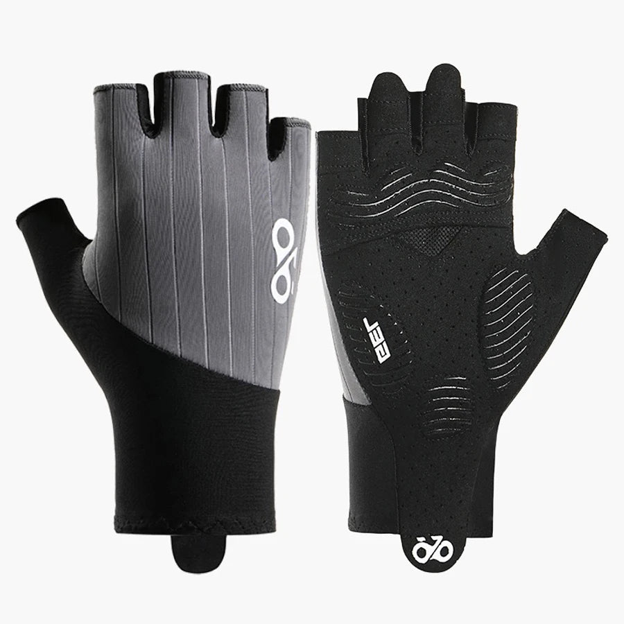 Anti slip and shock-absorbing half finger gloves