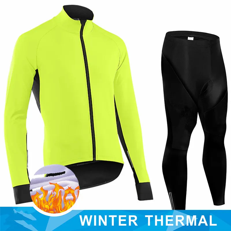 Thermal Fleece Cycling Long Sleeve Set