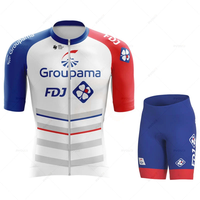FDJ Team Short Sleeve Set