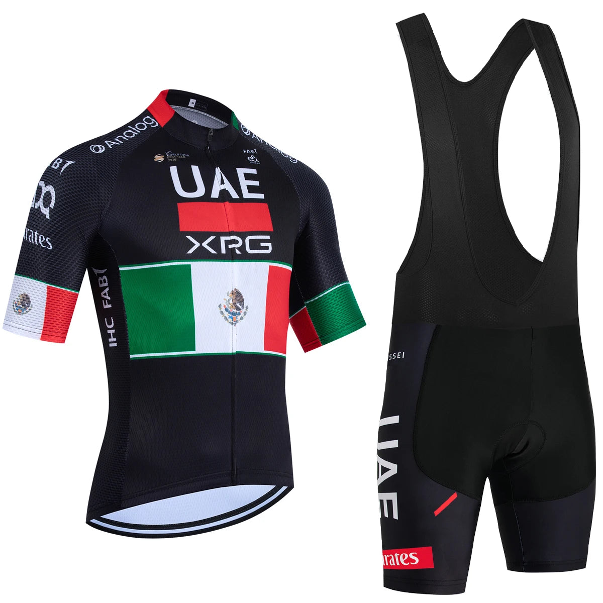 UAE Team-Inspired Cycling Jersey & Shorts Set