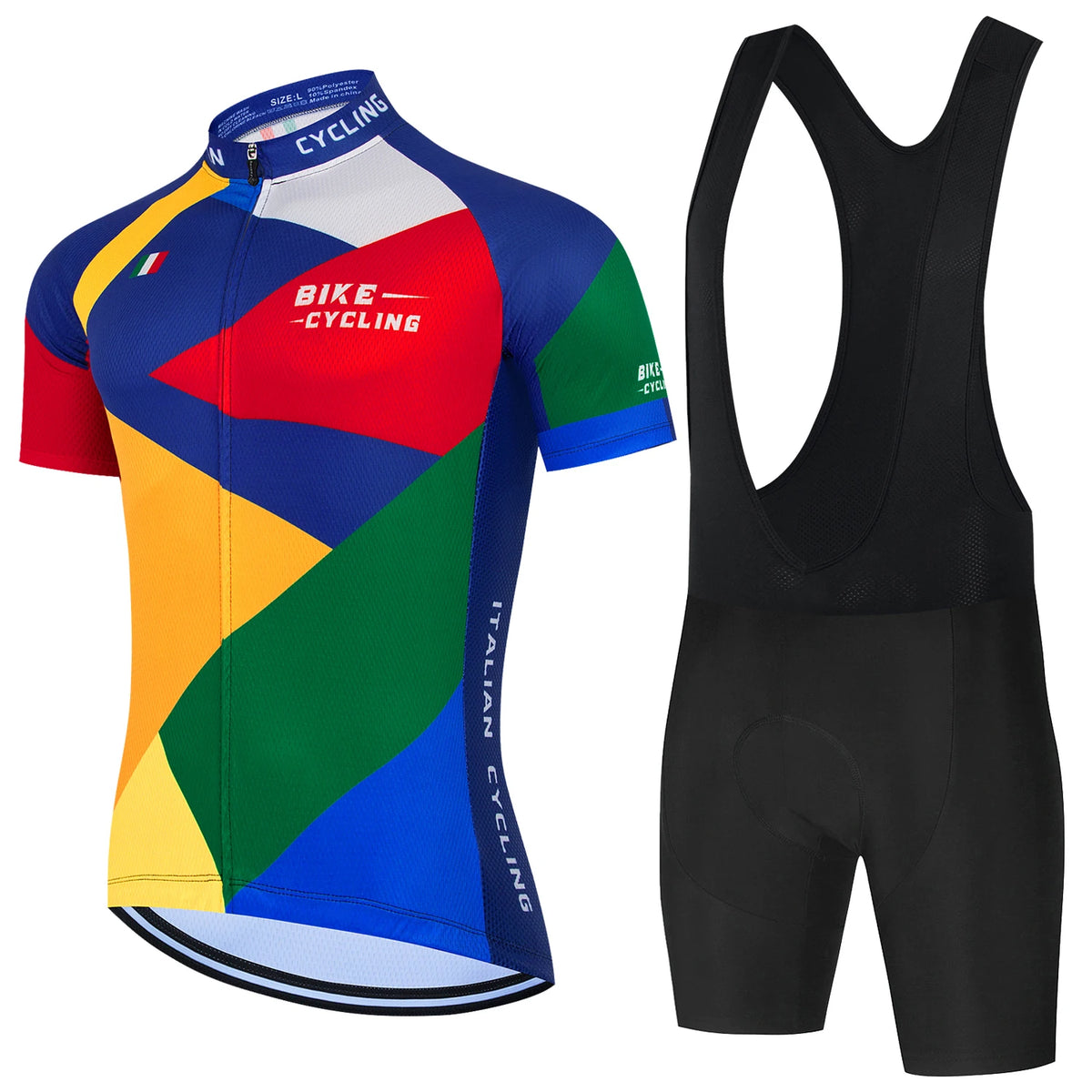 Pro Team-Inspired Cycling Jersey & Shorts Set