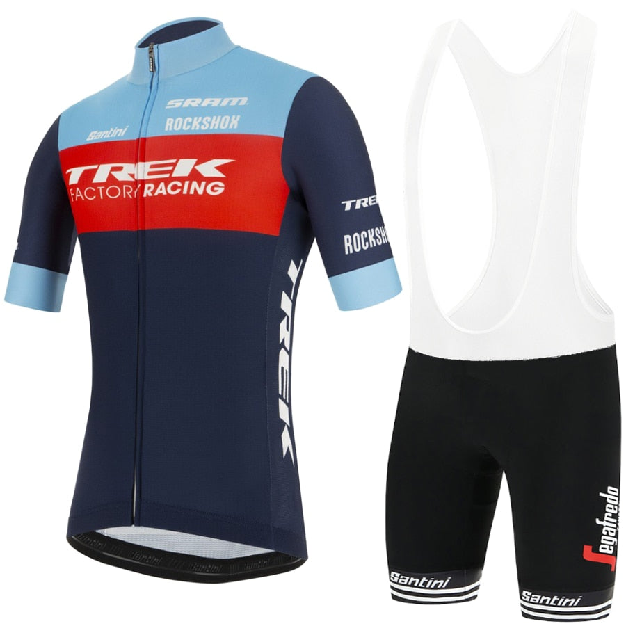 TREK Quick Dry Breathable Cycling Jersey Set