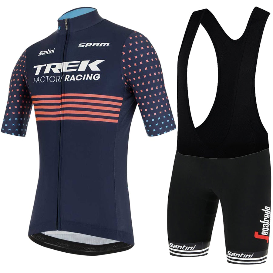TREK Quick Dry Breathable Cycling Jersey Set