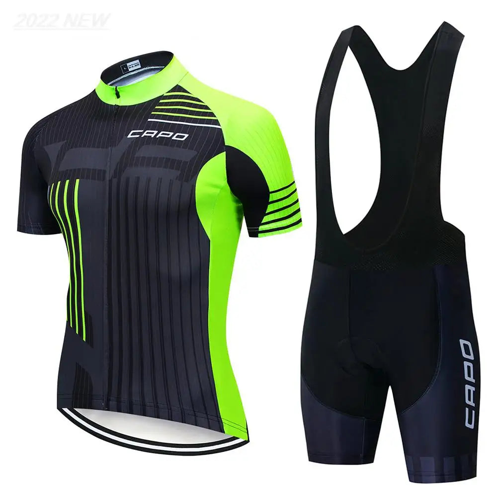 CAPO Team-Inspired Men's Summer Cycling Kit