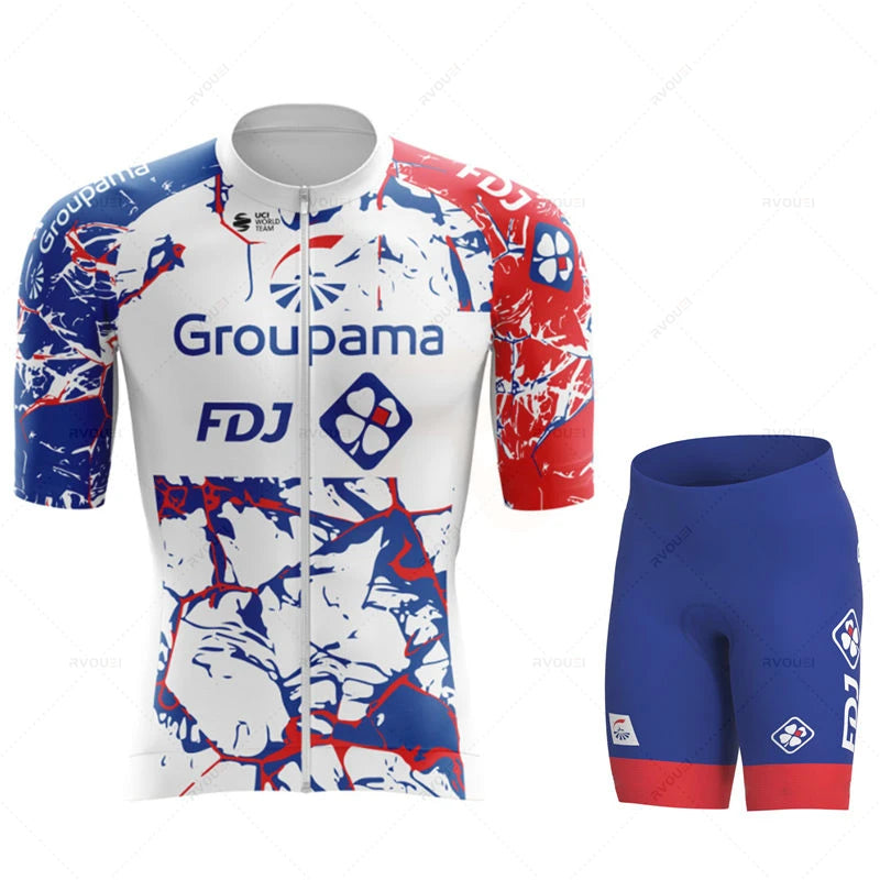 FDJ Team Short Sleeve Set