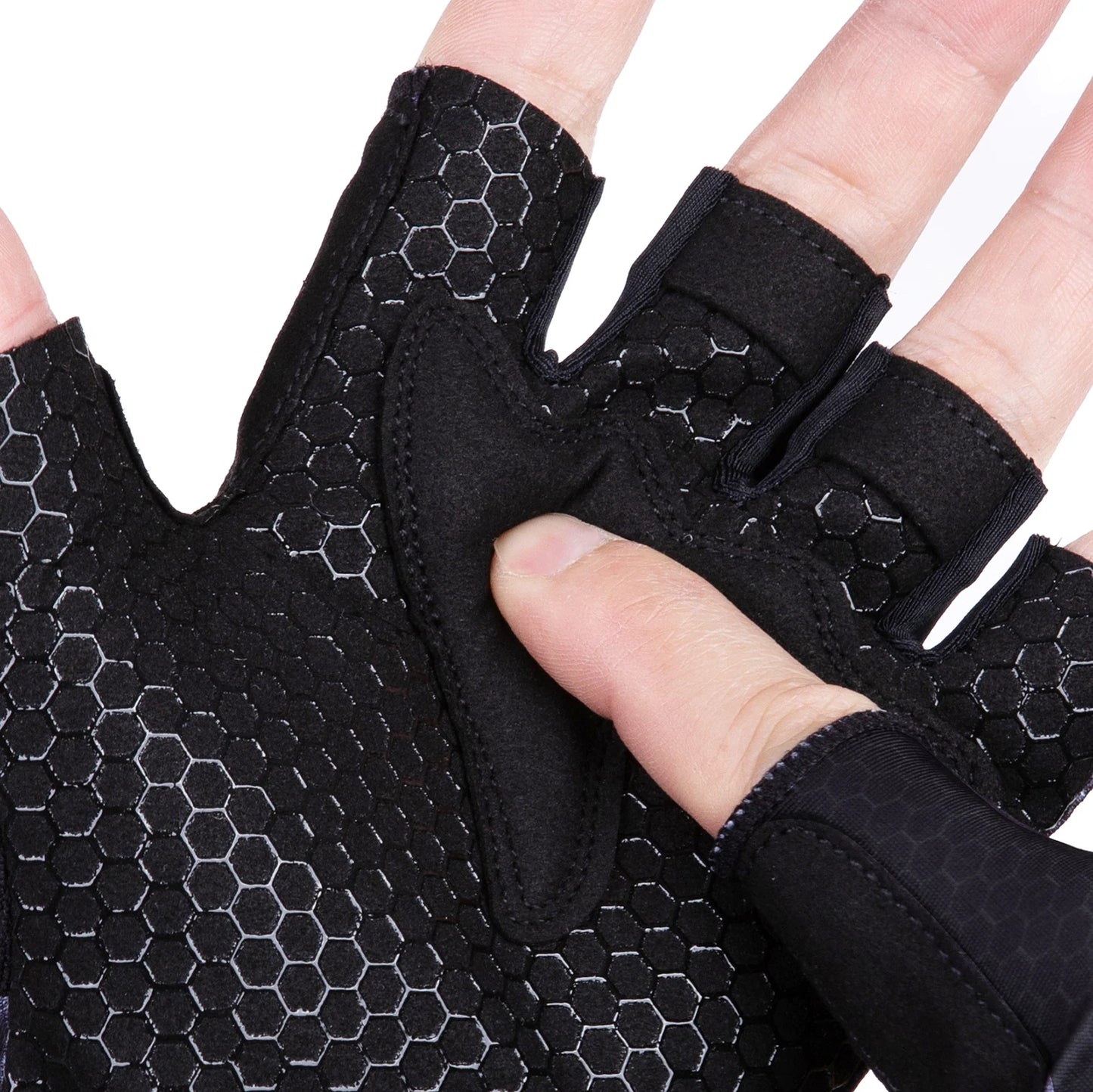 Anti Slip Shock Breathable Half Finger Gloves