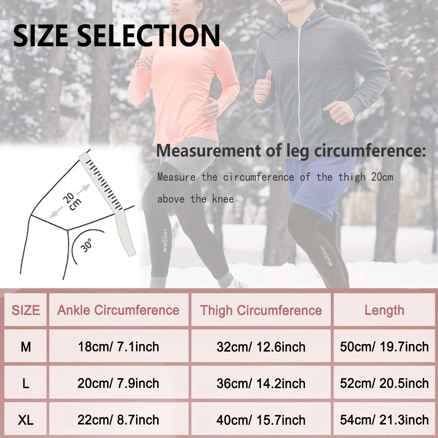Thermal Leg Compression Long Sleeves Warmers