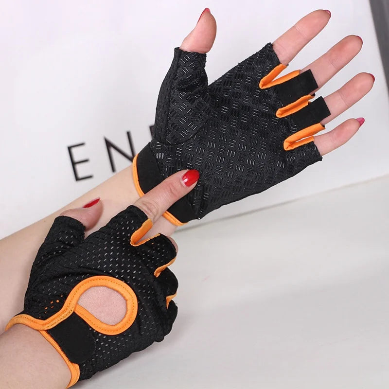 Breathable Anti-Slip Fingerless Cycling Gloves