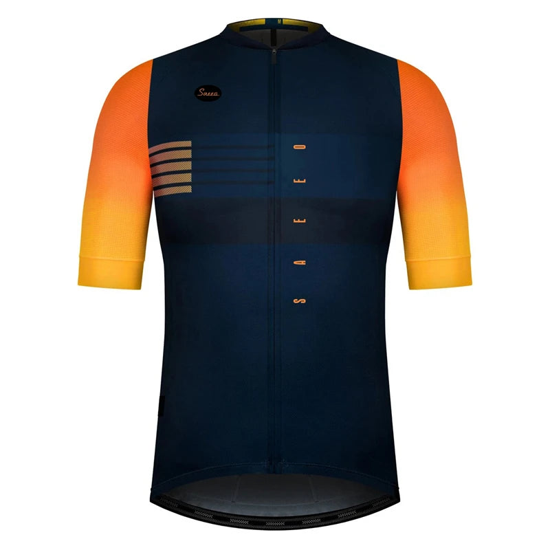 Men's UV-Protective Compression Cycling Jersey