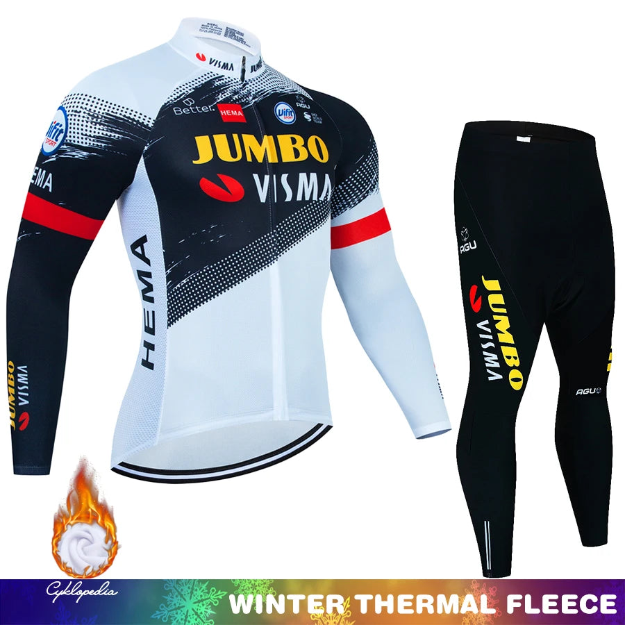 Jumbo Visma Fleece Thermal Set
