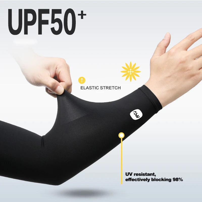 Cooling UV-Protective Compression Arm Sleeves