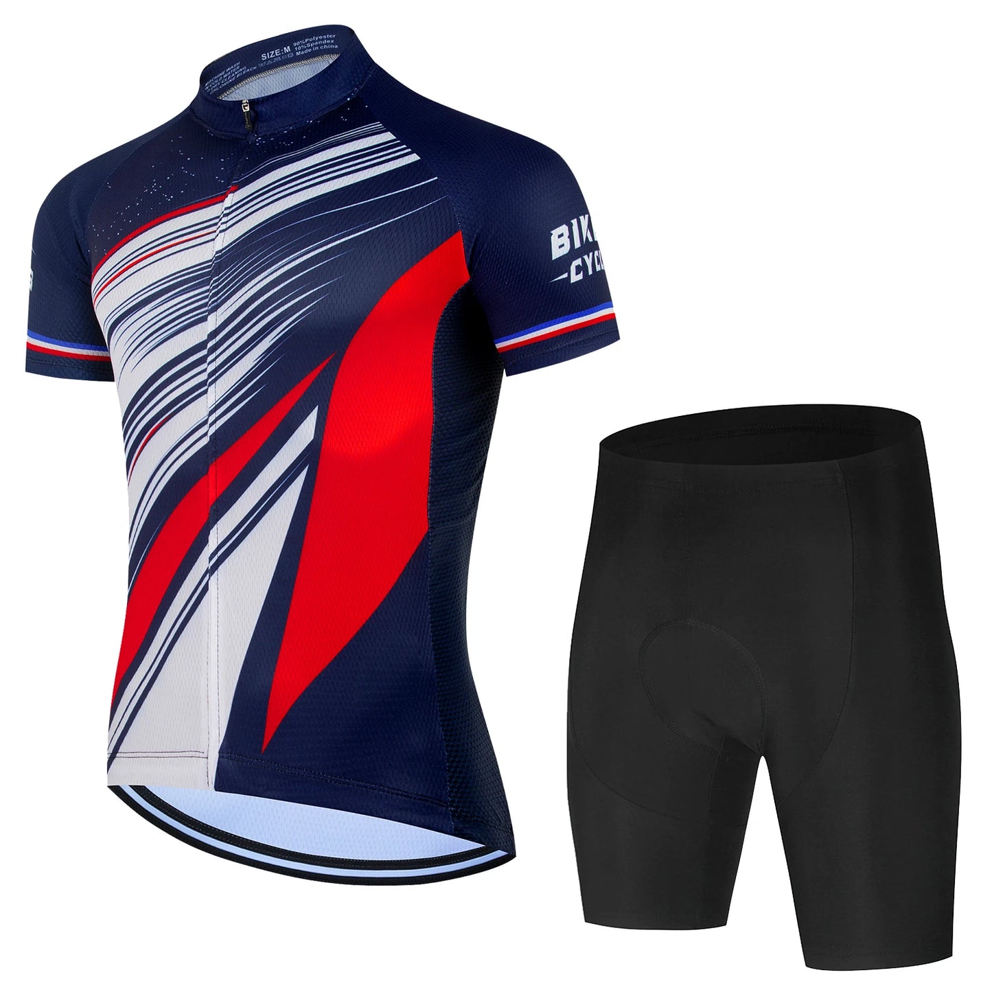 Pro Team-Inspired Cycling Jersey & Shorts Set