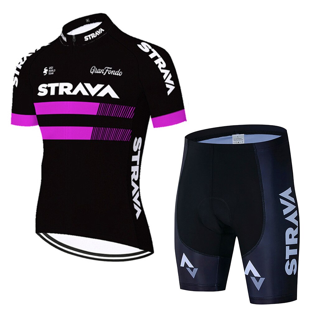 Strava Pro Team Bicycle Clothing Set