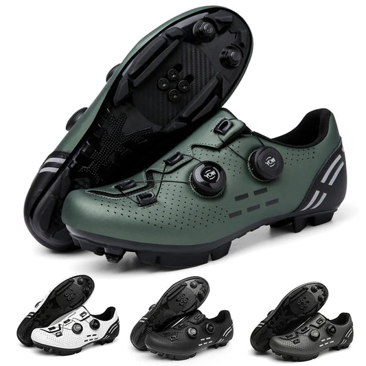 Carbon-Style MTB & Road SPD Cycling Shoes