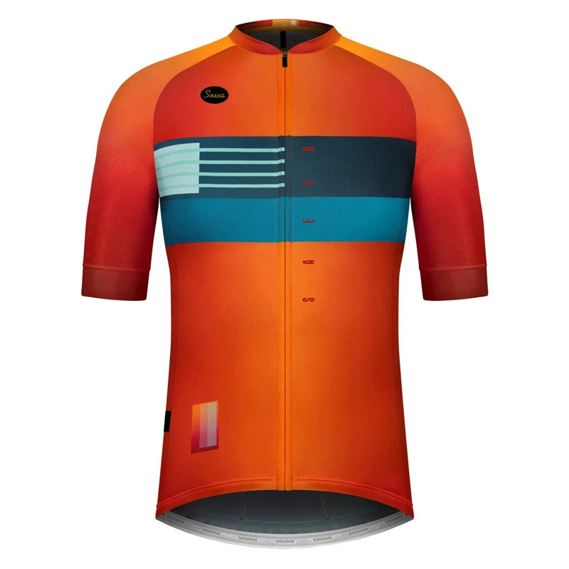 Men's UV-Protective Compression Cycling Jersey