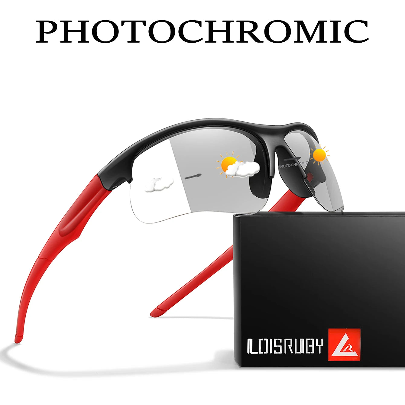 Photochromic Windproof Cycling Sunglasses