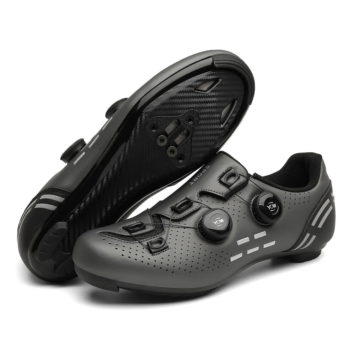 Carbon-Style MTB & Road SPD Cycling Shoes