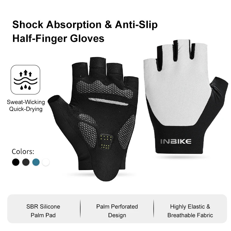 INBIKE Half Finger Cycling Gloves