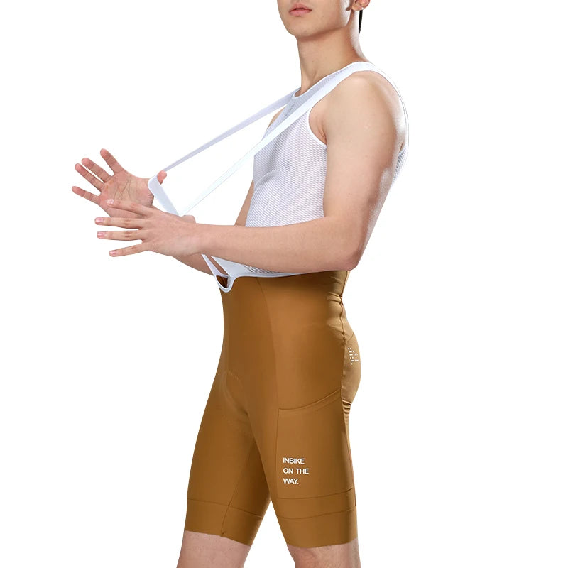 INBIKE 3D-Padded Men's Cycling Bib Shorts