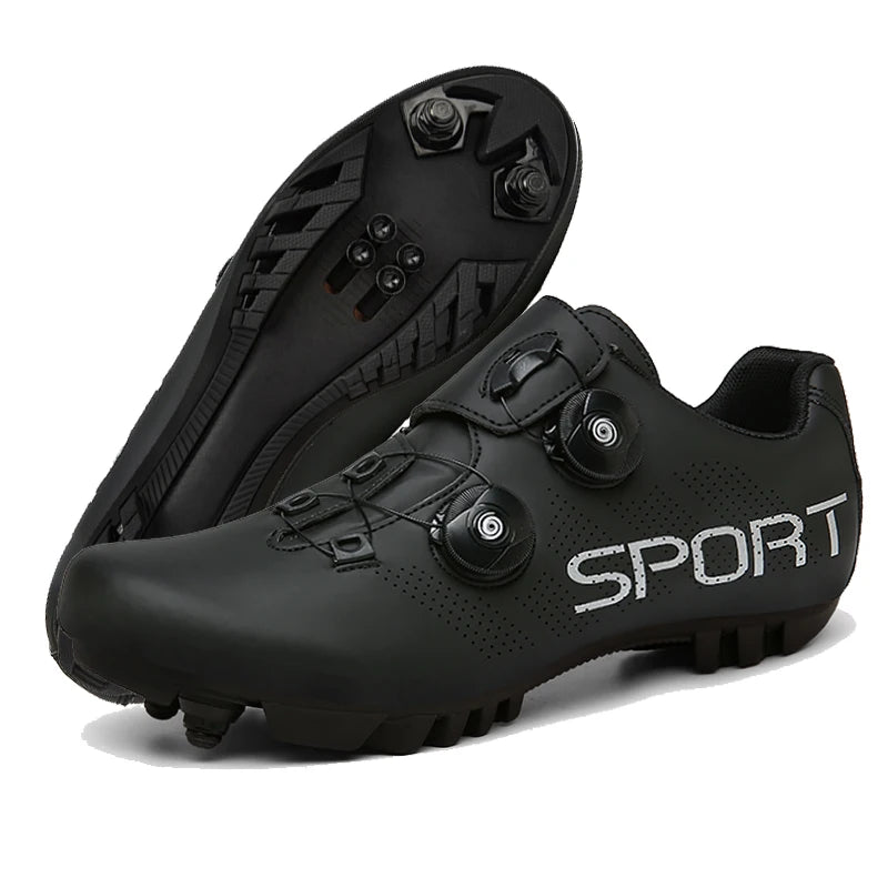 Carbon-Style MTB & Road SPD Cycling Shoes