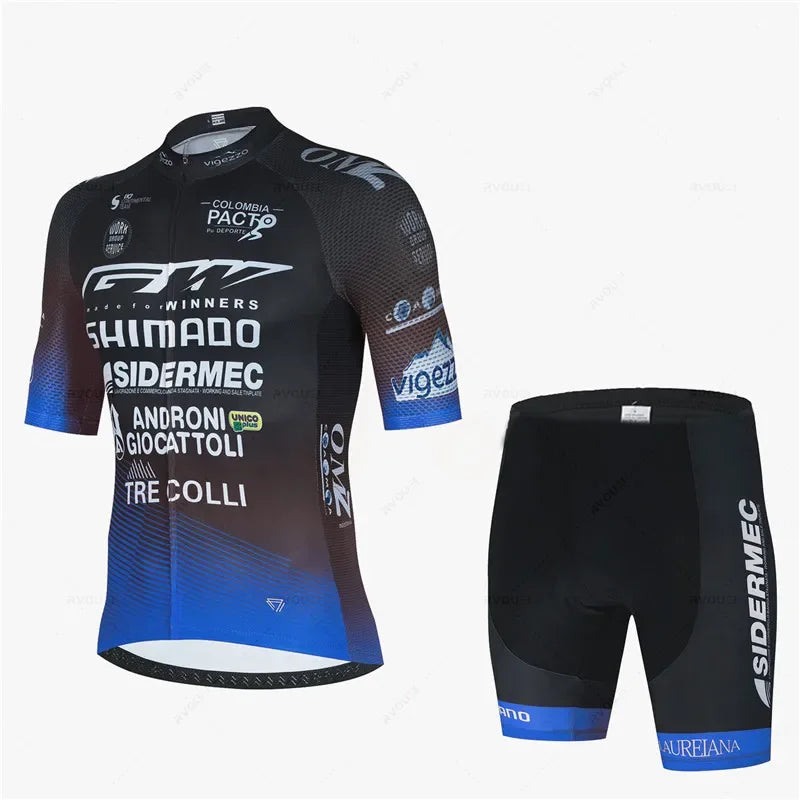 Men's 19D Padded Cycling Jersey & Bib Set