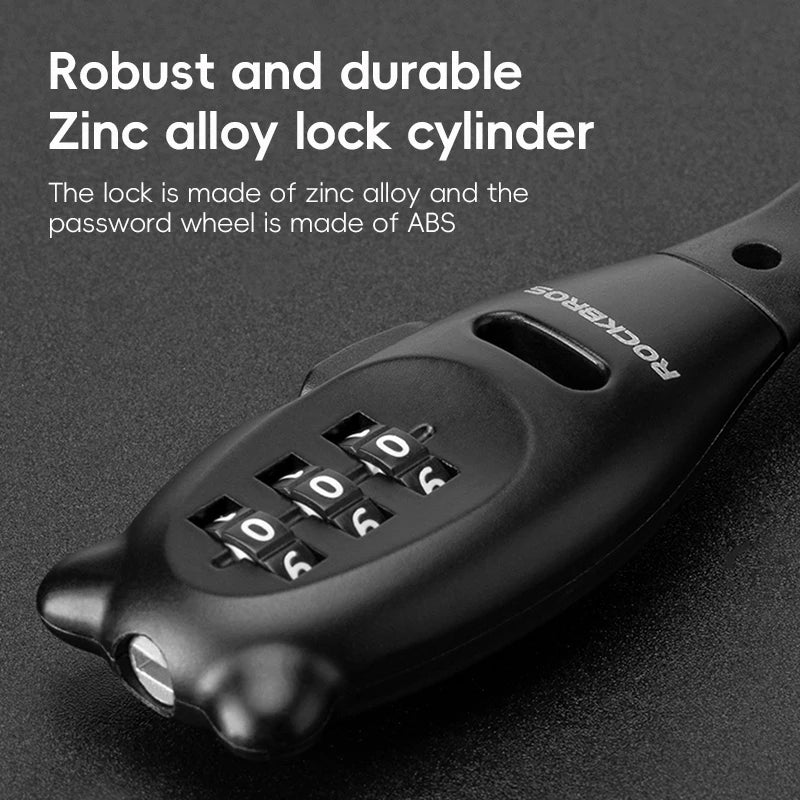 ROCKBROS Portable Bicycle Lock Cable