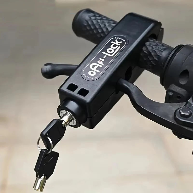 Adjustable Motorcycle Handlebar Anti-Theft Lock
