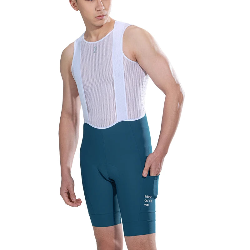 INBIKE 3D-Padded Men's Cycling Bib Shorts