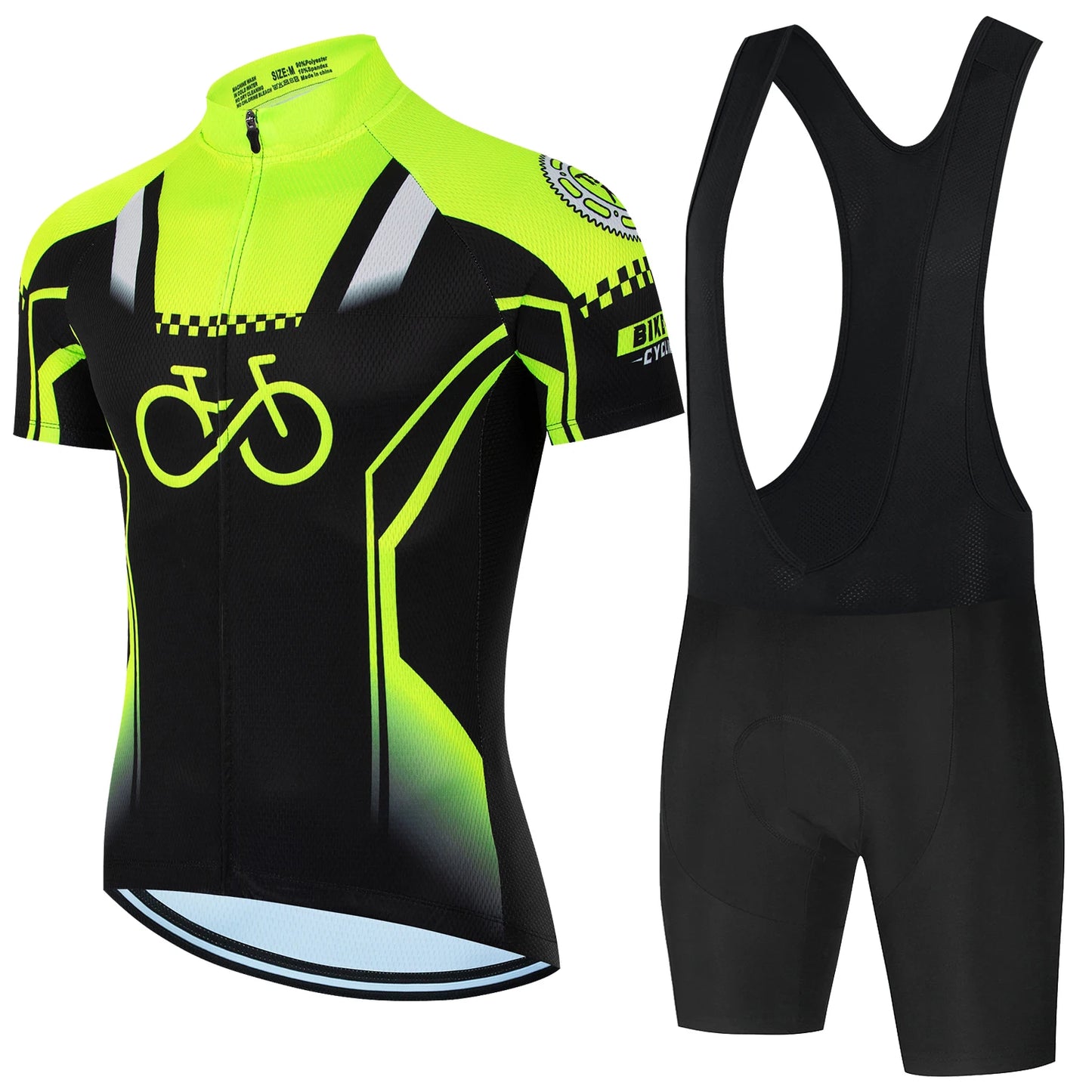 Pro Team-Inspired Cycling Jersey & Shorts Set