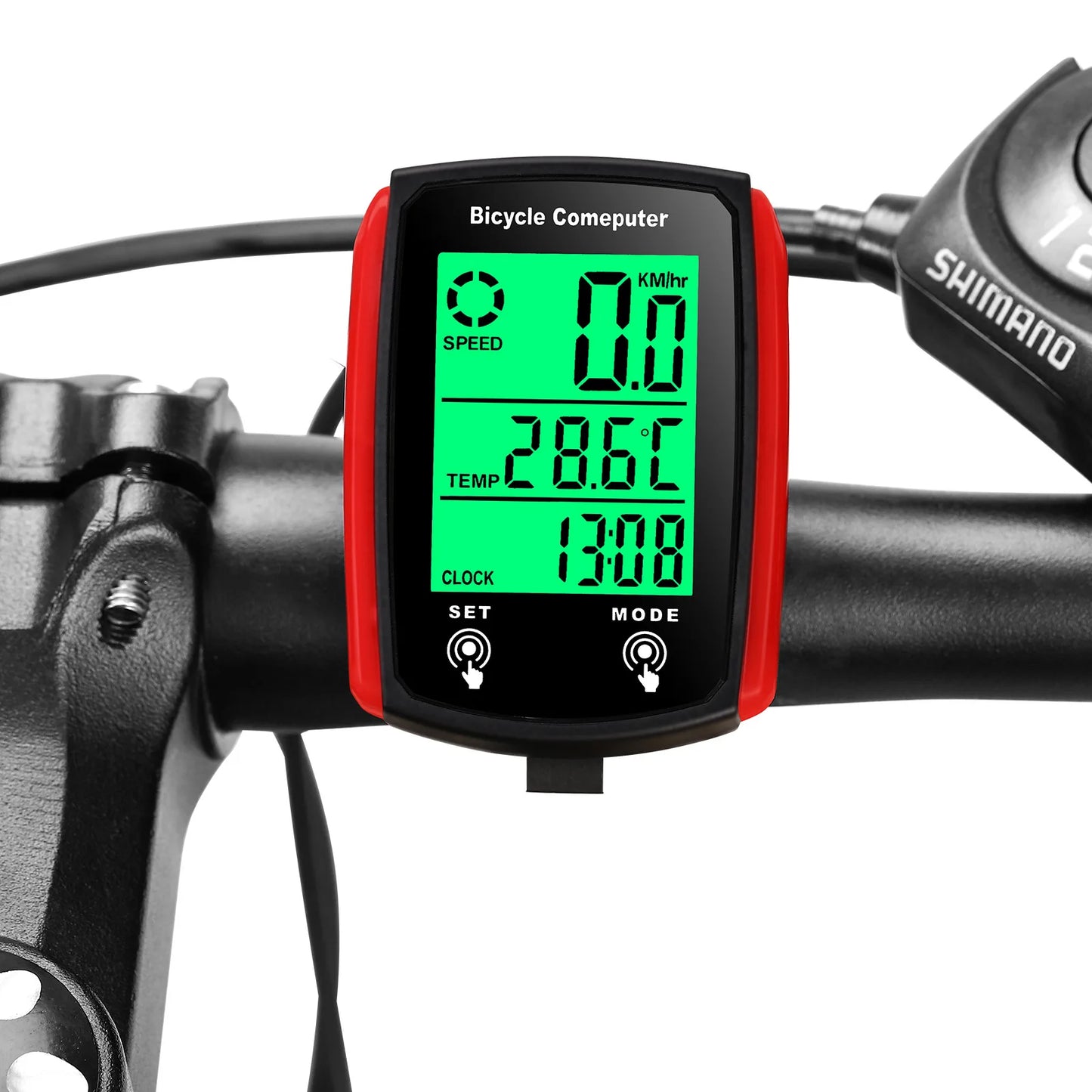 Wired LCD Bicycle Computer & Odometer