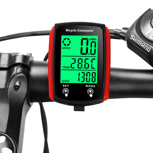 Wired LCD Bicycle Computer & Odometer