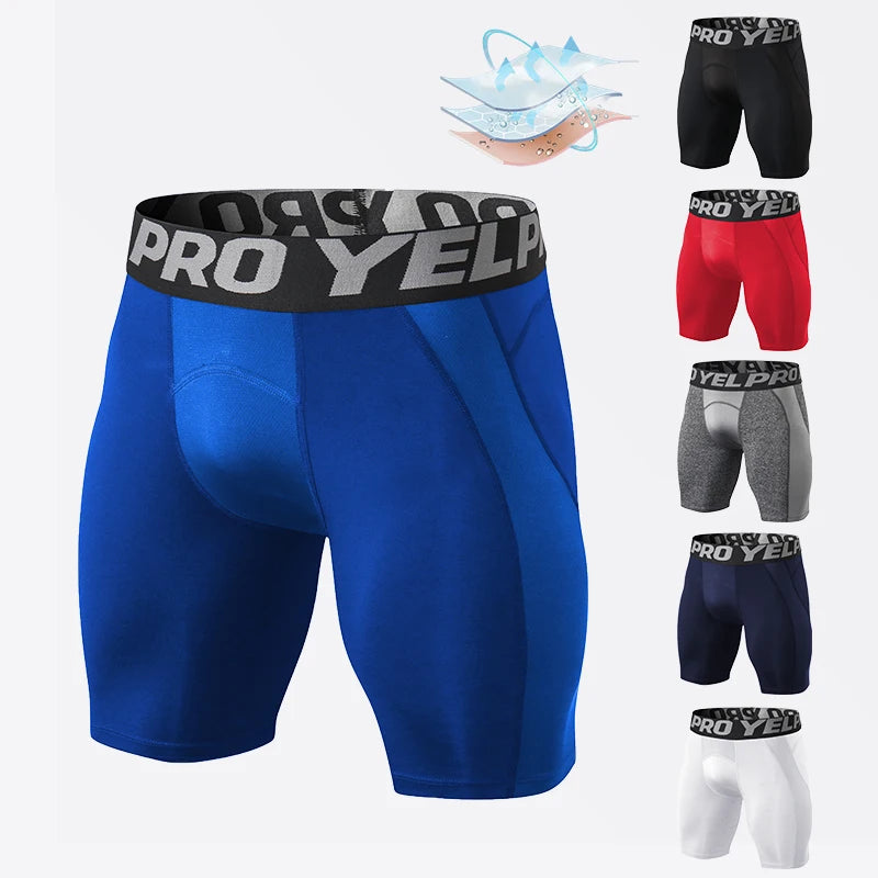Men's Quick-Dry Compression Training Shorts