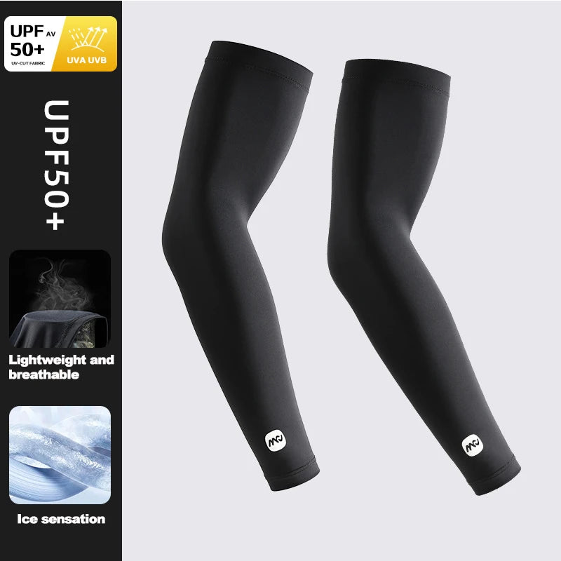 Cooling UV-Protective Compression Arm Sleeves