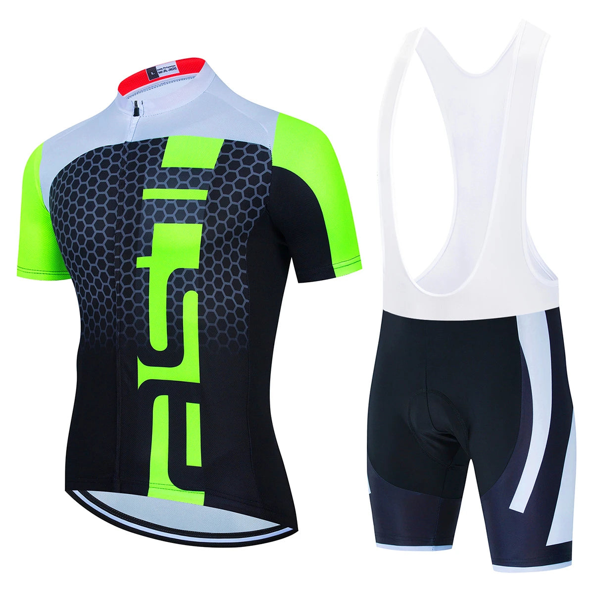 Men's Yellow & Black Summer Cycling Kit