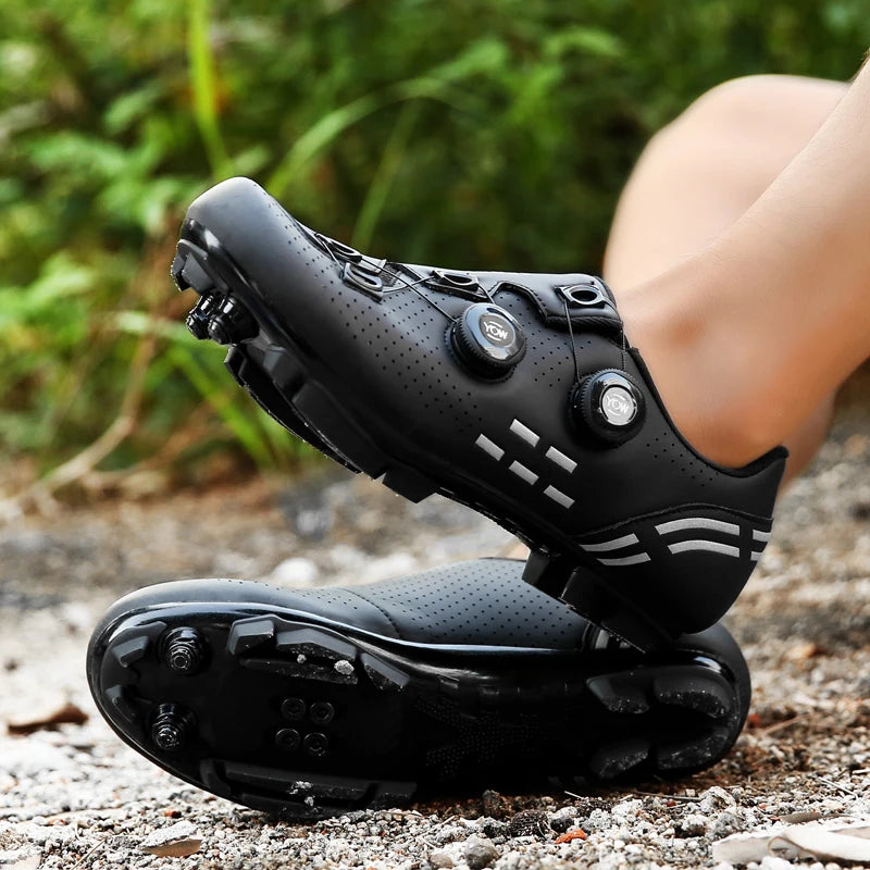Carbon-Style MTB & Road SPD Cycling Shoes